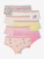 Pack of 7 shorts for girls ecru 