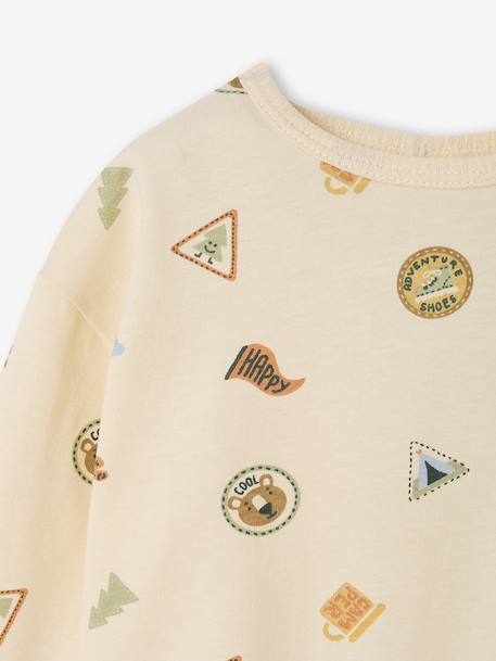 Long-sleeved T-shirt for baby vanilla 