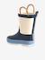 Striped Wellies for Babies light blue+navy blue+printed green+striped navy blue 