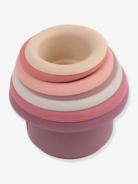Stacking tower bath toy rose 