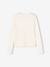 Pack of 2 cropped long-sleeved T-shirts for girls black+chocolate 