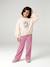 Sweatshirt and trousers set for girls anthracite+ecru 