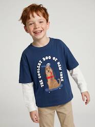 -Long-sleeved T-shirt with layered look for boys