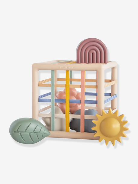 Elastic shape sorter box by MUSHIE multicoloured 