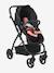 3-in-1 doll pram black 