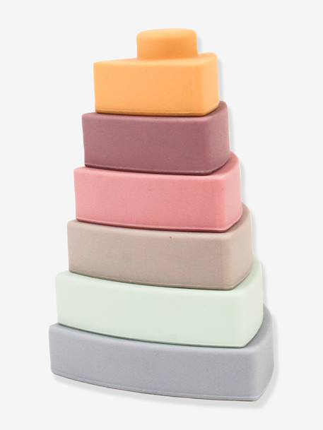 Triangle stacking tower multicoloured 