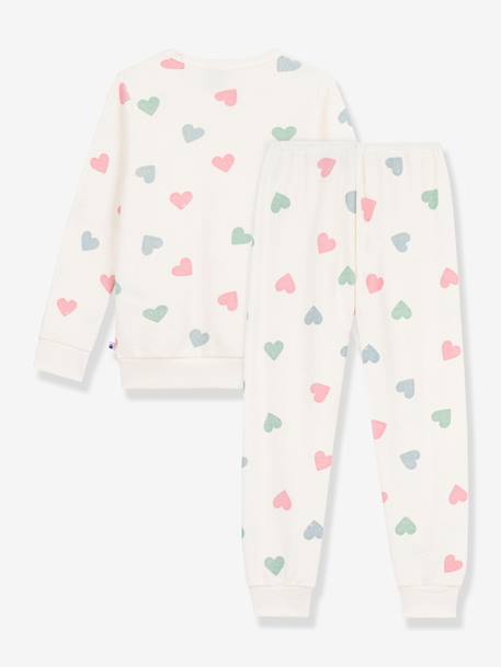 Pyjamas hearts for kids by PETIT BATEAU white 