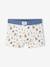 Pack of 5 boxer shorts for boys denim blue 