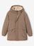 Hooded Sherpa-Lined Parka for Boys black+khaki+sage green+taupe 