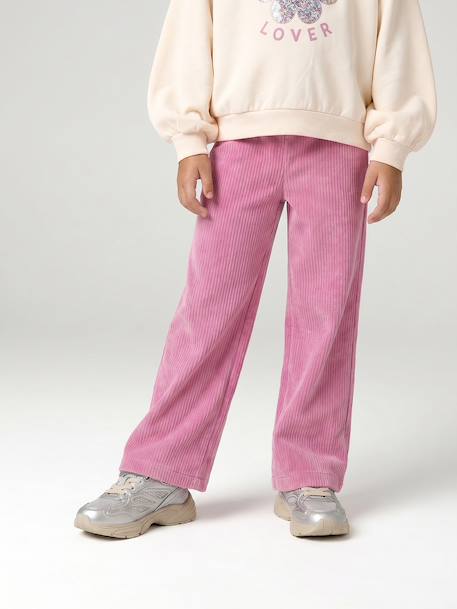 Sweatshirt and trousers set for girls anthracite+ecru 