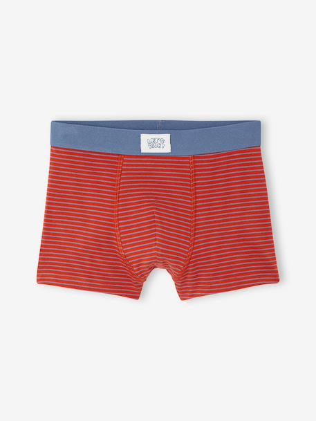 Pack of 5 boxer shorts for boys denim blue 