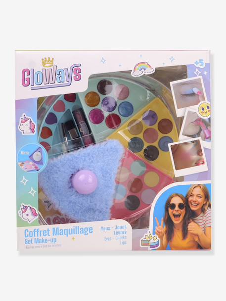 Cake-shaped 5-tier make-up palette multicoloured 