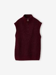 Girls-Sleeveless Trucker Jumper for Girls, JONEN