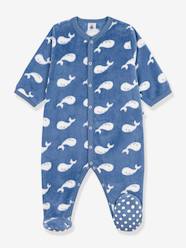 Baby whale print sleepsuit by PETIT BATEAU -Baby whale print sleepsuit by PETIT BATEAU