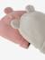Pack of 2 Beanies with Bear Ears for Newborns ecru+pale blue+rosy 