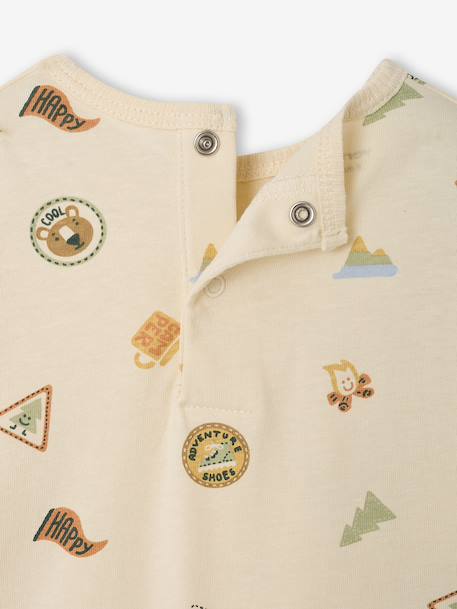 Long-sleeved T-shirt for baby vanilla 