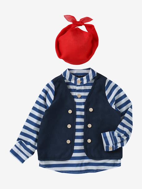 Pirate costume for kids brown 