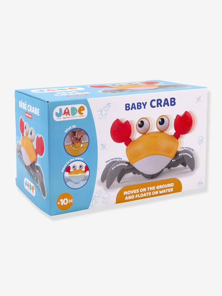 Wind-up mechanical crab by J.A.D.E orange 