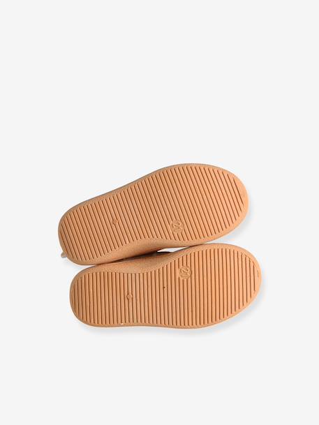 Canvas Slippers with Zip, for Babies beige+pale pink+printed beige+printed white+vanilla 