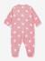 Baby heart print all-in-one by PETIT BATEAU light pink 