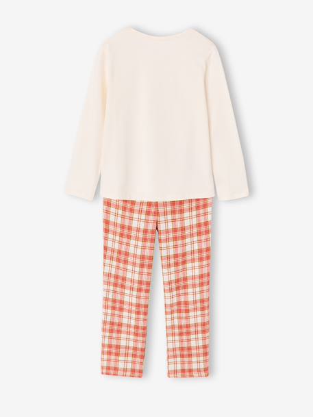 Pyjamas with trousers for girls beige 