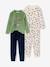 Pack of 2 pyjamas for boys green 