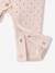 Newborn playsuit and hat set for girls pale pink 