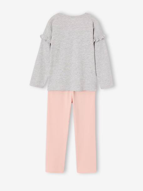 Pack of 2 pyjamas for girls rosy 