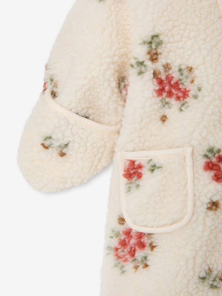 Newborn snowsuit for baby vanilla 