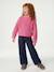 Wide-leg jeans for girls brut denim+medium blue 