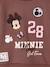 Minnie sweatshirt for girls chocolate 