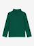 Roll-neck top for kids by PETIT BATEAU fir green 