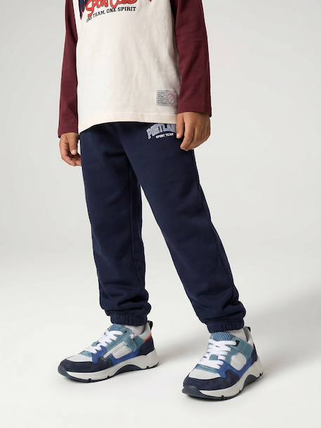 Jogging bottoms for boys beige+fir green+navy blue 