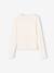 Pack of 2 cropped long-sleeved T-shirts for girls black+chocolate 
