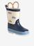 Striped Wellies for Babies light blue+navy blue+printed green+striped navy blue 