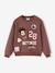 Minnie sweatshirt for girls chocolate 