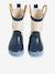 Striped Wellies for Babies light blue+navy blue+printed green+striped navy blue 