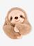 Weighted sloth soft toy by Podcool beige 