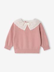 -Long-sleeved jumper for baby girls