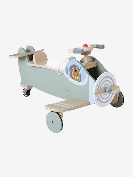 FSC100® wooden aeroplane pushchair wood 