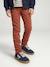 NARROW Hip, MorphologiK Slim Leg Coloured Trousers, for Boys beige+black+clay beige+emerald green+night blue+petrol blue+rust+tomato red 