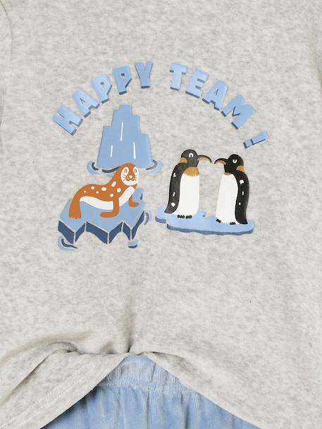 Pack of 2 pyjamas for boys crystal blue 