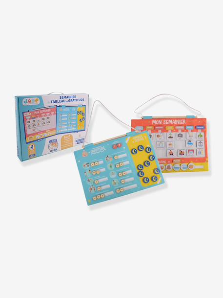 Weekly planner calendar by J.A.D.E Montessori multicoloured 
