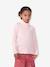 Striped roll-neck top for kids by PETIT BATEAU rose 