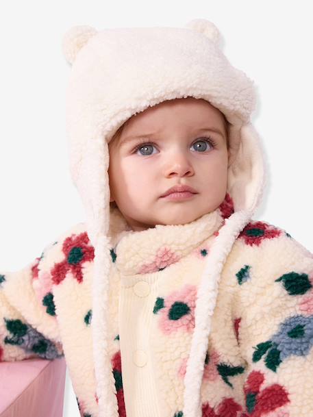 Hat with ears by PETIT BATEAU white 