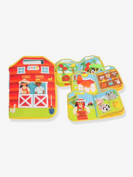 Farm activity book J.A.D.E Montessori multicoloured 