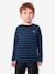 Breton top for kids by PETIT BATEAU blue 