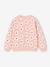 Round-neck sweatshirt for girls ecru+ivory+pale pink+taupe 