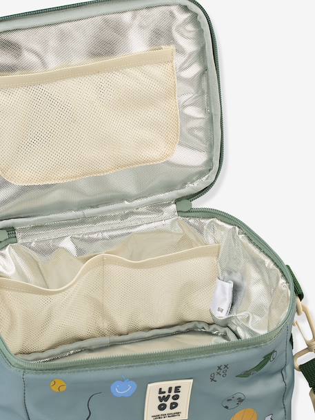 Insulated lunch bag by LIEWOOD grey blue+nude pink 