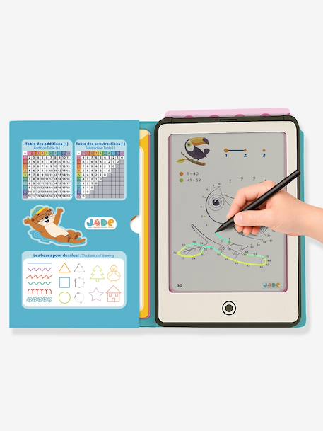 Activity tablet with 30 activities by J.A.D.E blue 